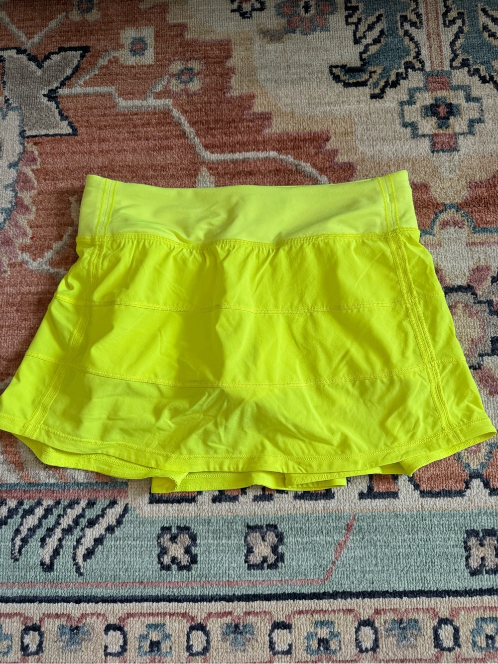 Highlighter yellow pace rival skirt